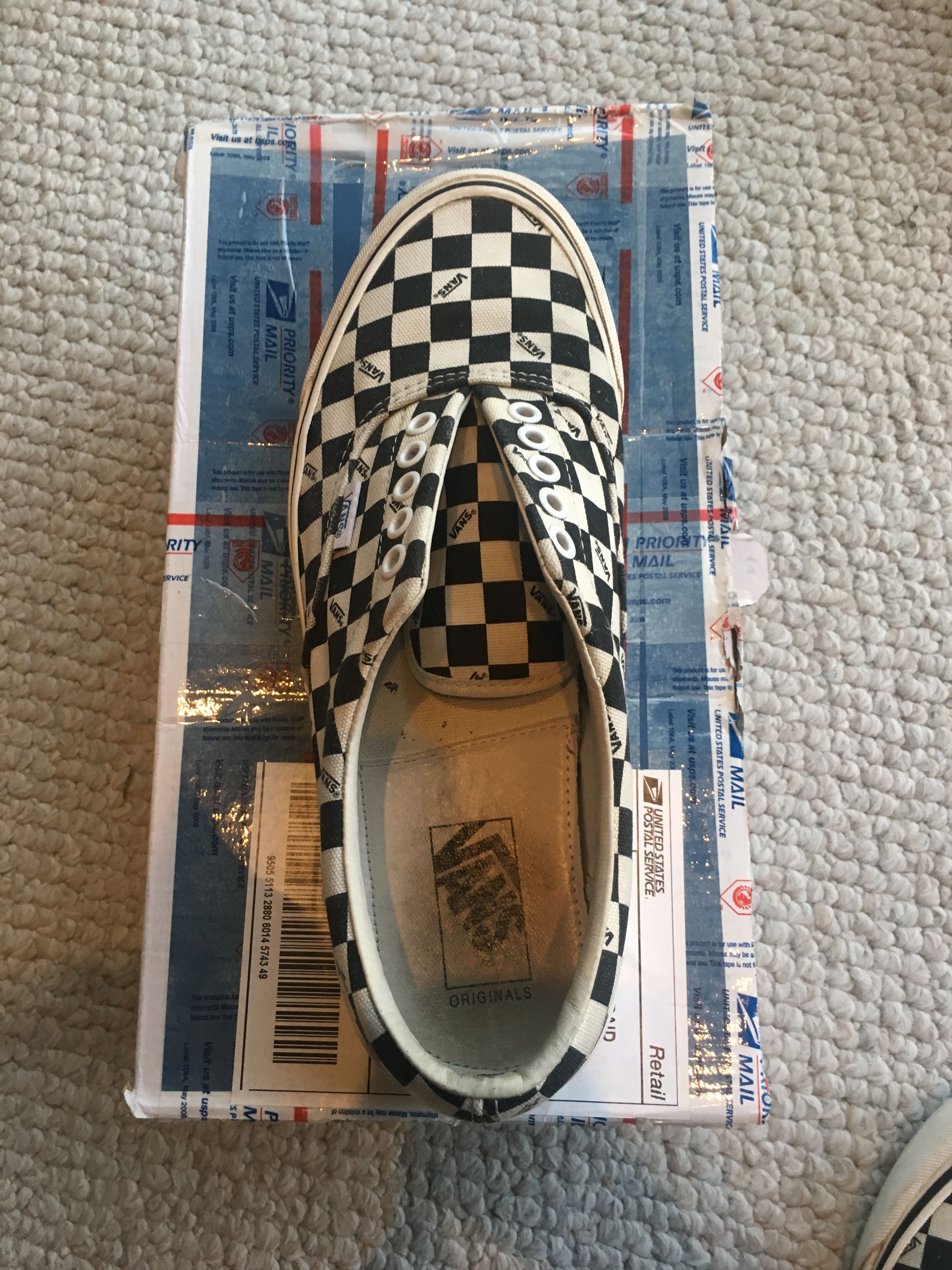 Vans VANS OG LX CHECKERBOARD JERRY LORENZO CHECKER FEAR OF GOD Grailed