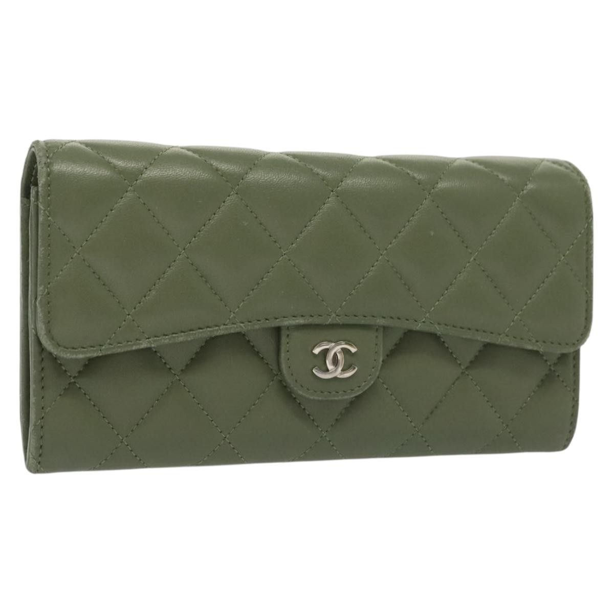 Chanel Chanel CC Gusset Classic Flap Wallet Quilted Lambskin Size ONE SIZE - 23 Thumbnail