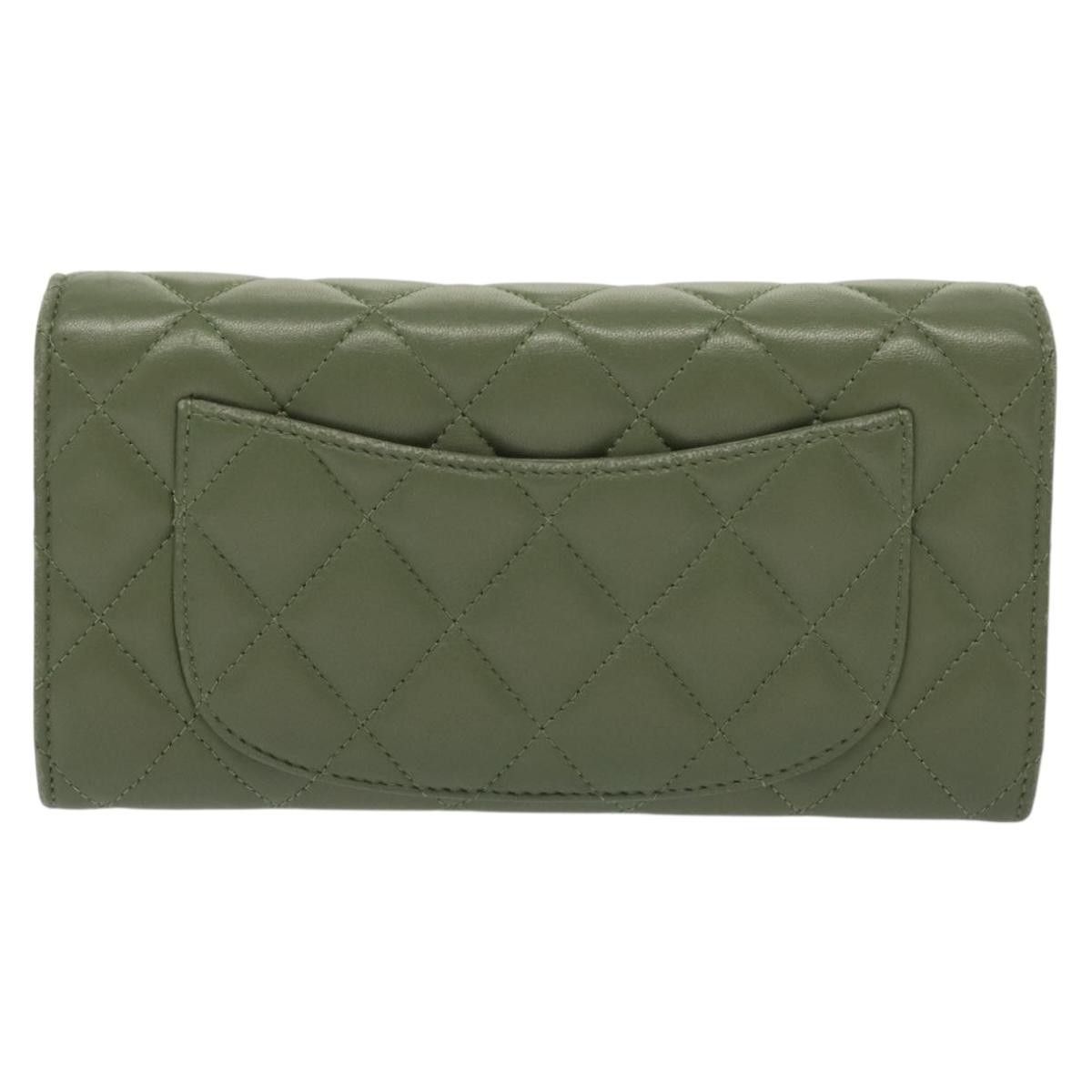 Chanel Chanel CC Gusset Classic Flap Wallet Quilted Lambskin Size ONE SIZE - 2 Thumbnail