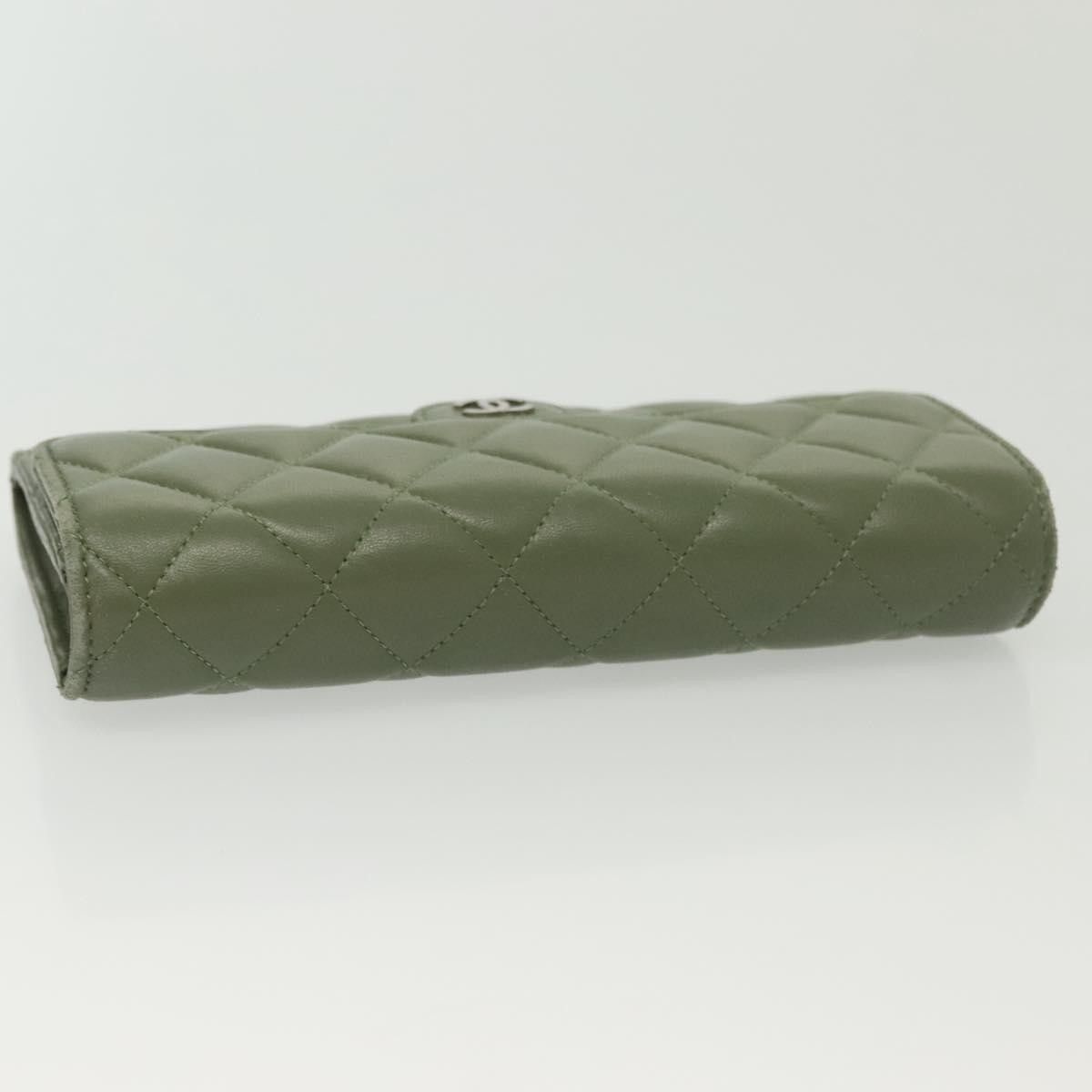 Chanel Chanel CC Gusset Classic Flap Wallet Quilted Lambskin Size ONE SIZE - 22 Thumbnail