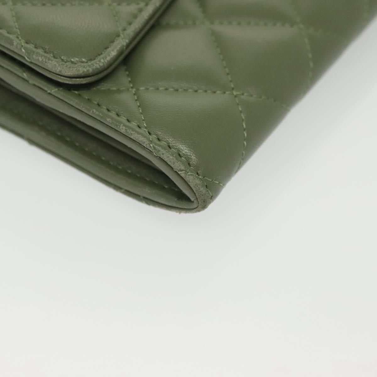 Chanel Chanel CC Gusset Classic Flap Wallet Quilted Lambskin Size ONE SIZE - 11 Thumbnail