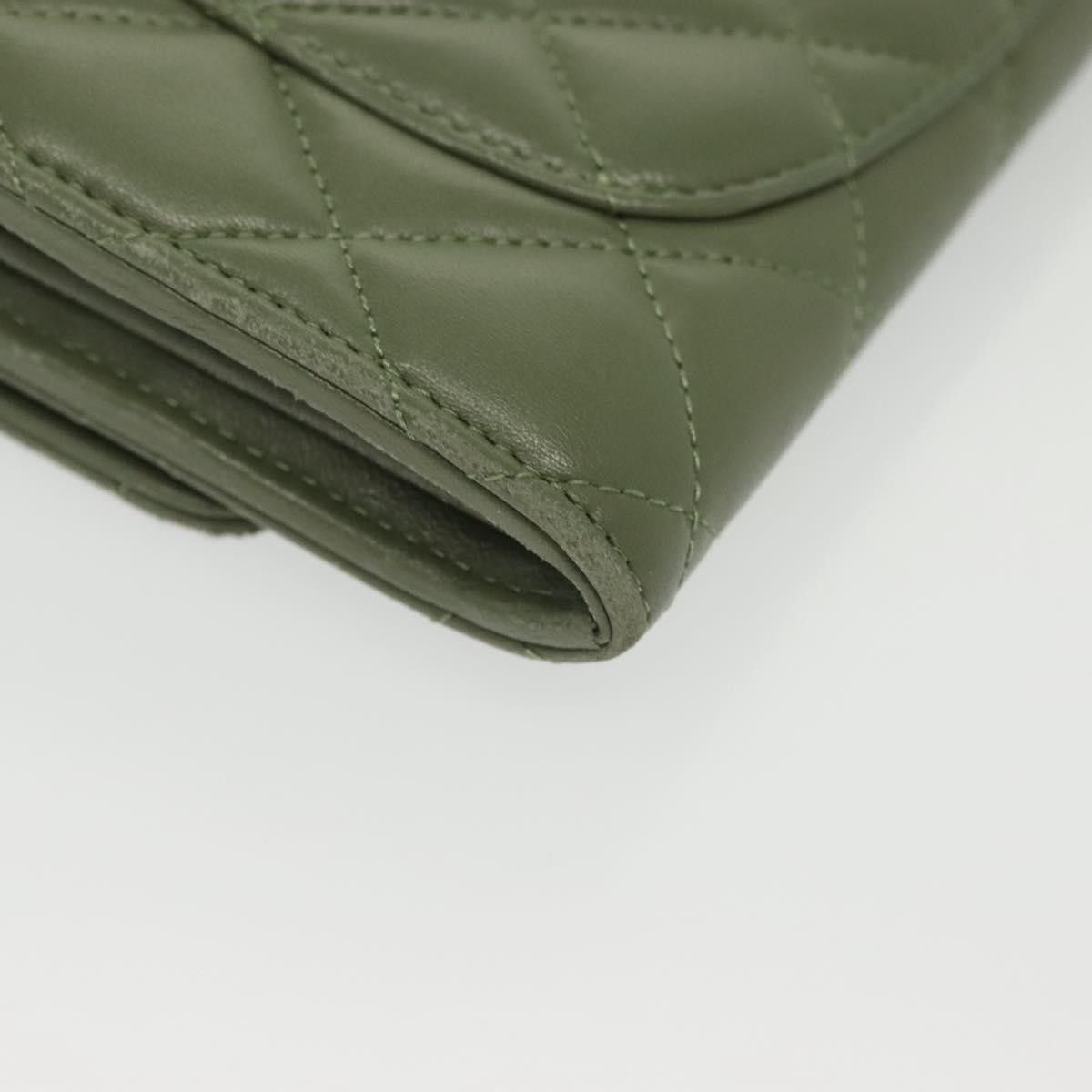 Chanel Chanel CC Gusset Classic Flap Wallet Quilted Lambskin Size ONE SIZE - 10 Thumbnail