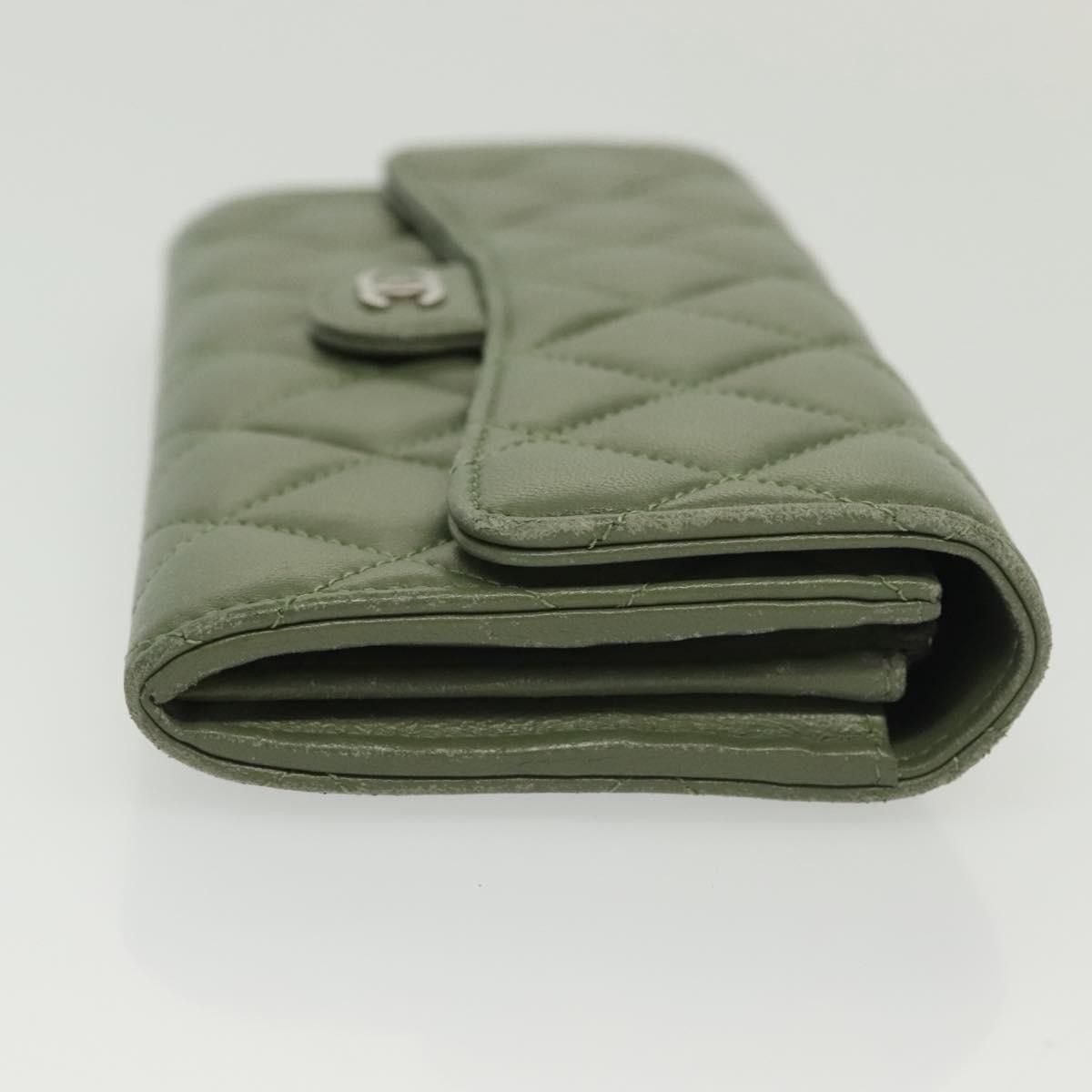 Chanel Chanel CC Gusset Classic Flap Wallet Quilted Lambskin Size ONE SIZE - 3 Thumbnail
