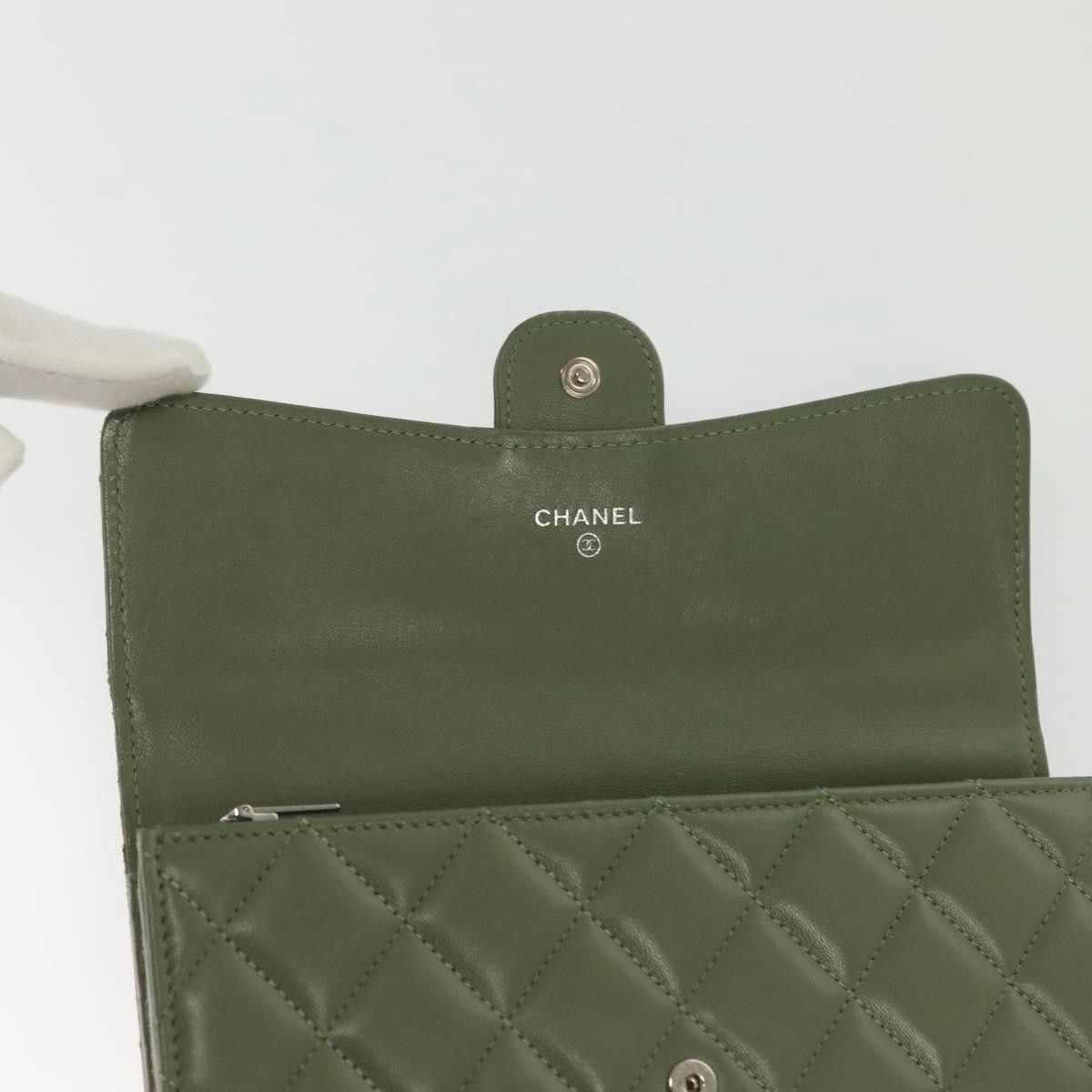 Chanel Chanel CC Gusset Classic Flap Wallet Quilted Lambskin Size ONE SIZE - 6 Thumbnail