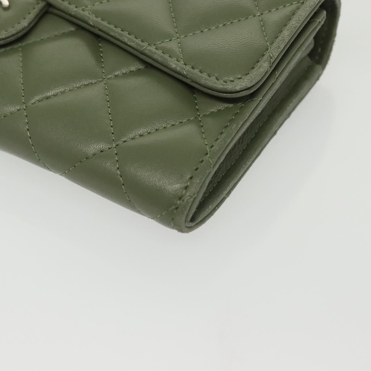 Chanel Chanel CC Gusset Classic Flap Wallet Quilted Lambskin Size ONE SIZE - 8 Thumbnail