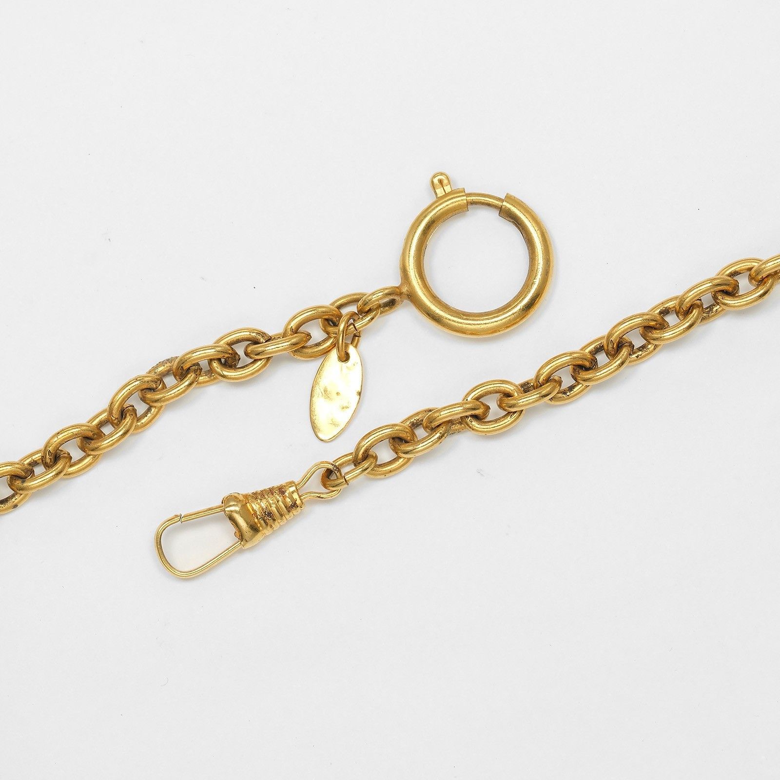 Chanel Chanel Vintage CC Pendant Necklace Quilted Metal Size ONE SIZE - 7 Thumbnail