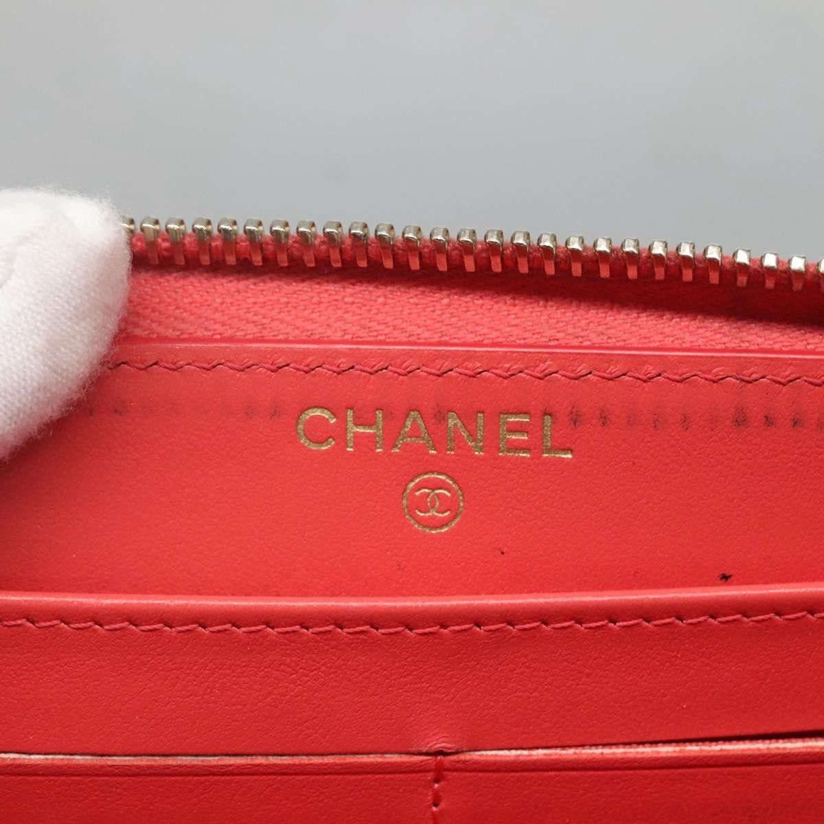 Chanel Chanel Filigree Zip Around Wallet Quilted Caviar Size ONE SIZE - 6 Thumbnail