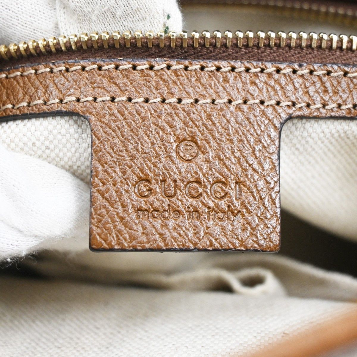 Gucci Gucci Bree Tote GG Canvas with Leather Size ONE SIZE - 7 Thumbnail