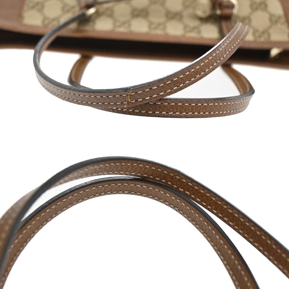 Gucci Gucci Bree Tote GG Canvas with Leather Size ONE SIZE - 8 Thumbnail