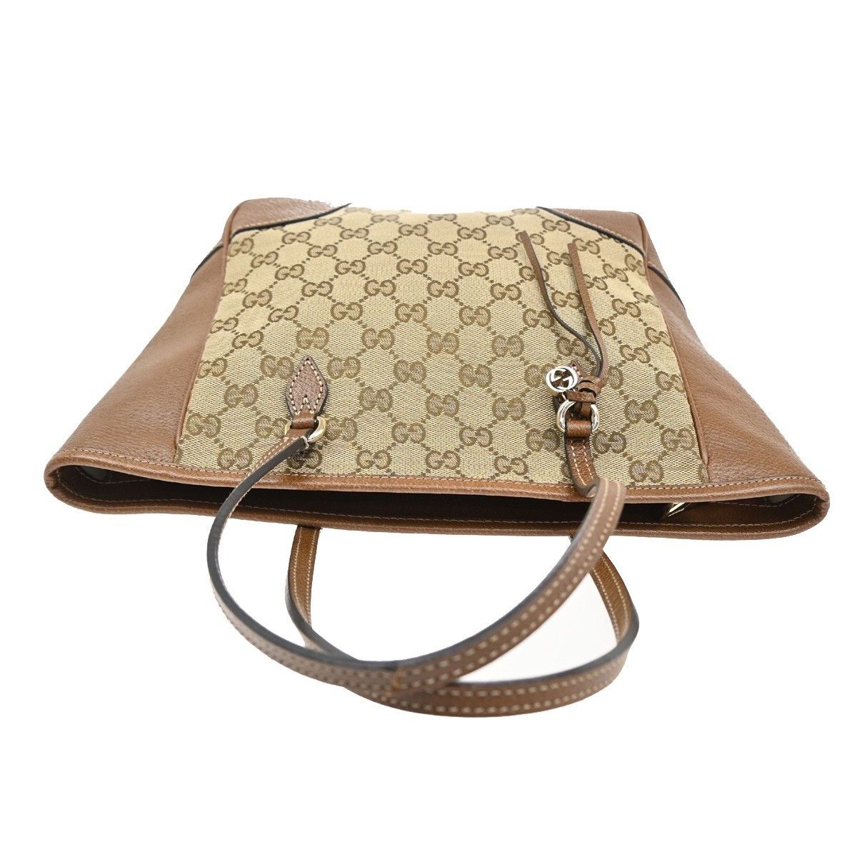 Gucci Gucci Bree Tote GG Canvas with Leather Size ONE SIZE - 13 Thumbnail