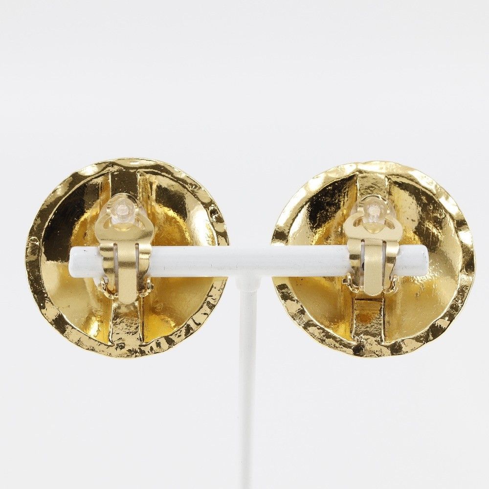 Chanel Chanel Vintage Round CC Clip-On Earrings Metal Size ONE SIZE - 2 Thumbnail