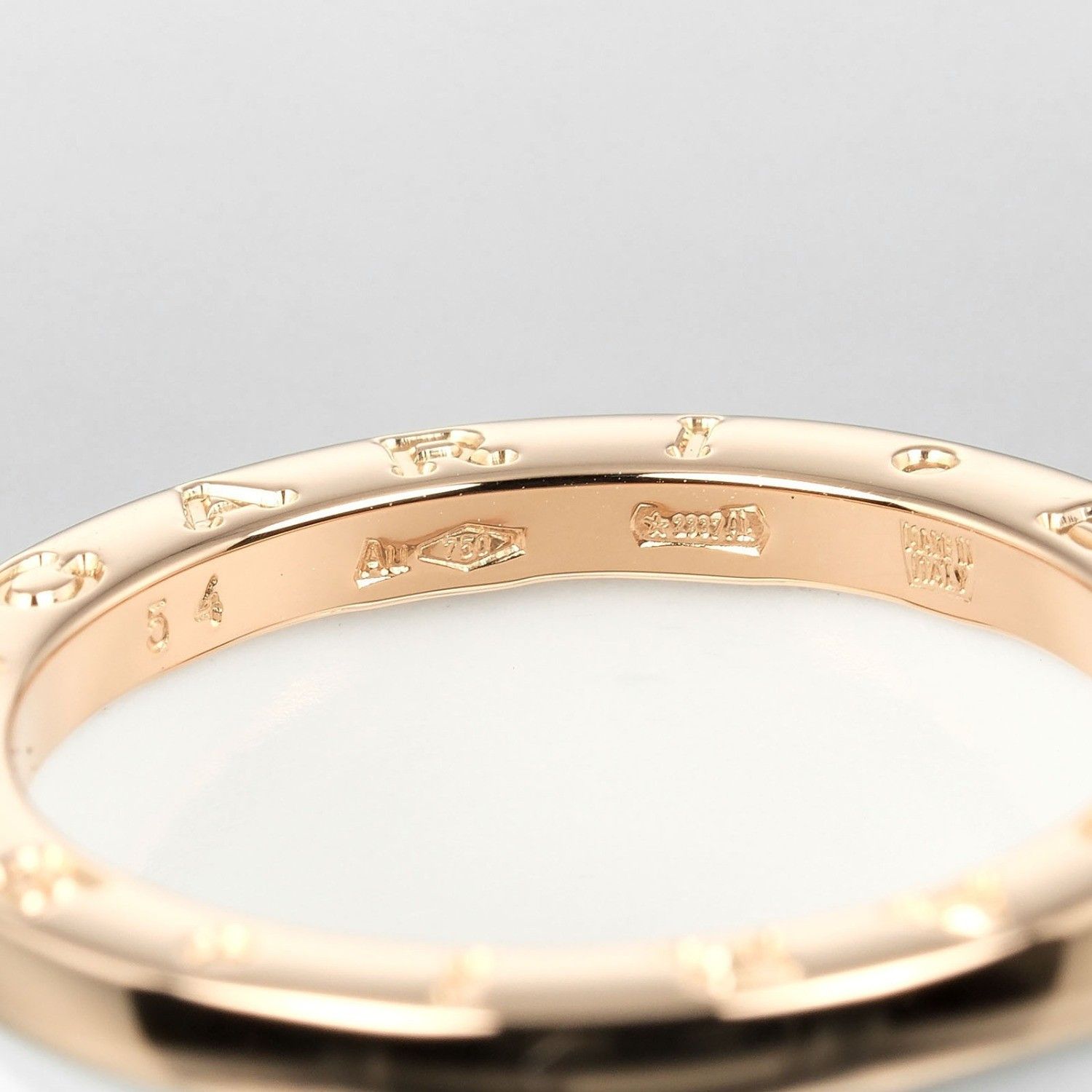 Bvlgari Bvlgari B.Zero1 Four Band Ring 18K Rose Gold and Ceramic Size ONE SIZE - 7 Thumbnail