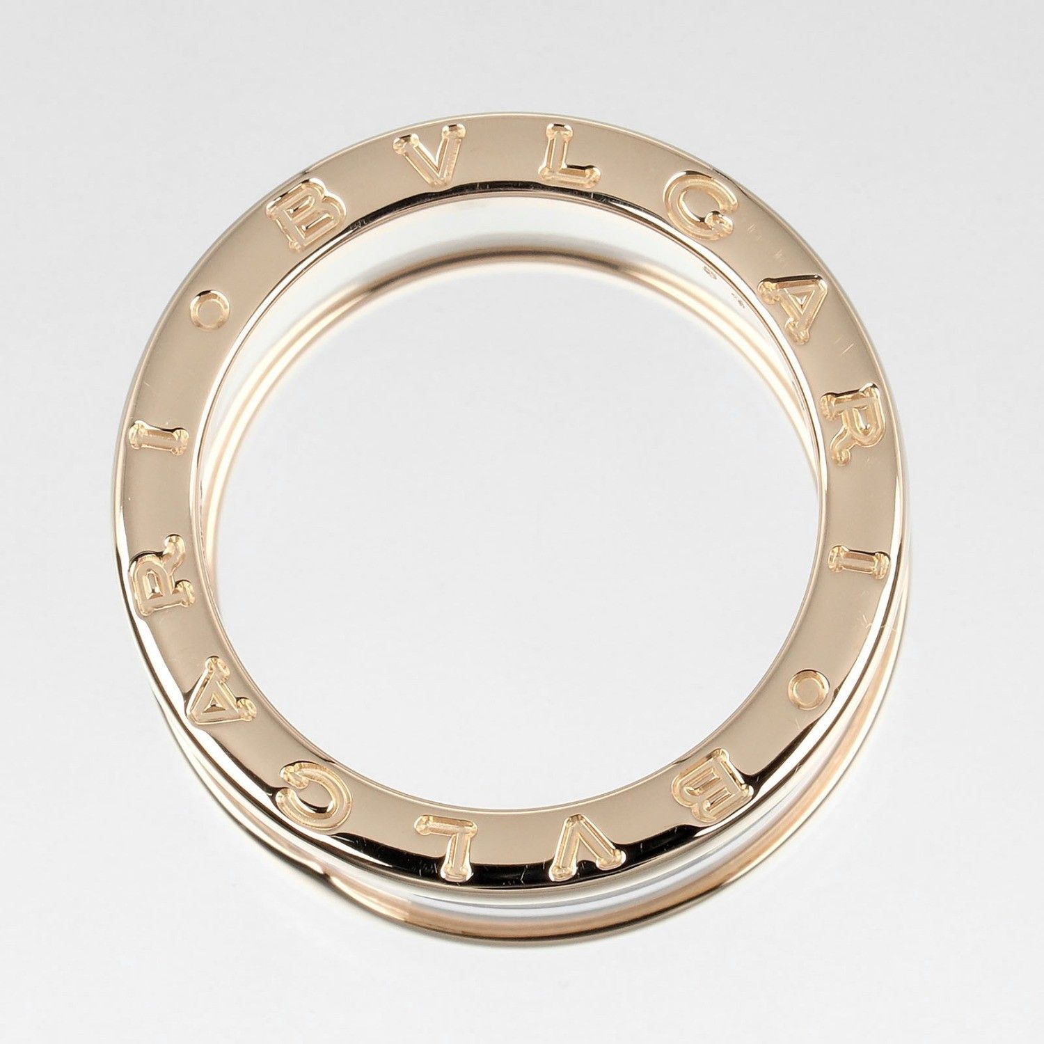 Bvlgari Bvlgari B.Zero1 Four Band Ring 18K Rose Gold and Ceramic Size ONE SIZE - 5 Thumbnail