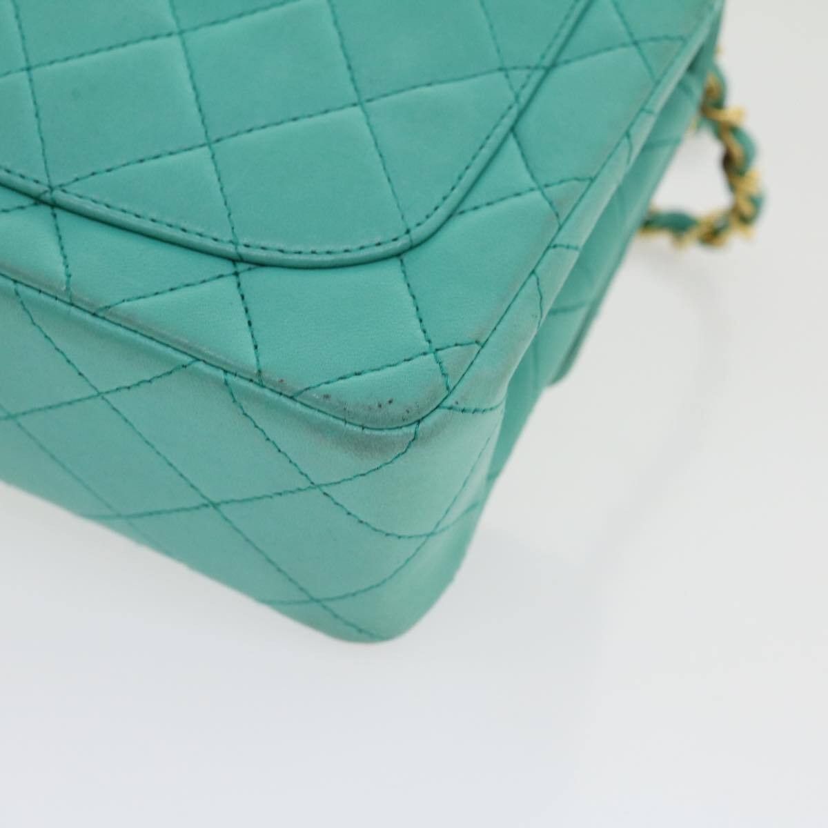 Chanel Chanel Vintage Square Classic Single Flap Bag Quilted Lambskin Size ONE SIZE - 12 Thumbnail