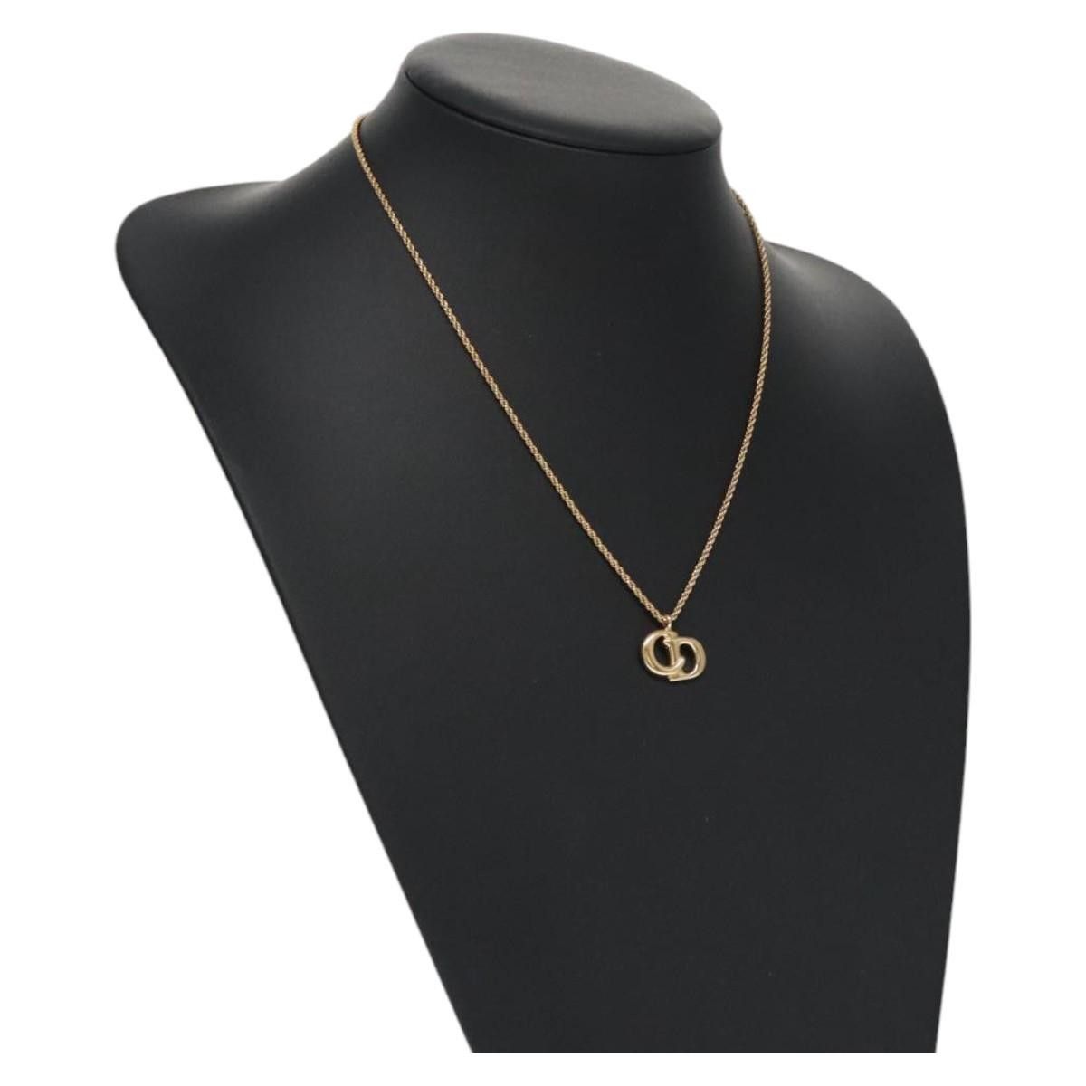 Dior Christian Dior CD Pendant Necklace Metal Size ONE SIZE - 7 Thumbnail