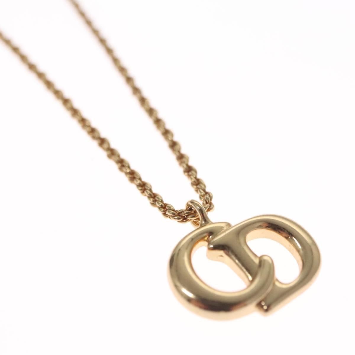 Dior Christian Dior CD Pendant Necklace Metal Size ONE SIZE - 4 Thumbnail