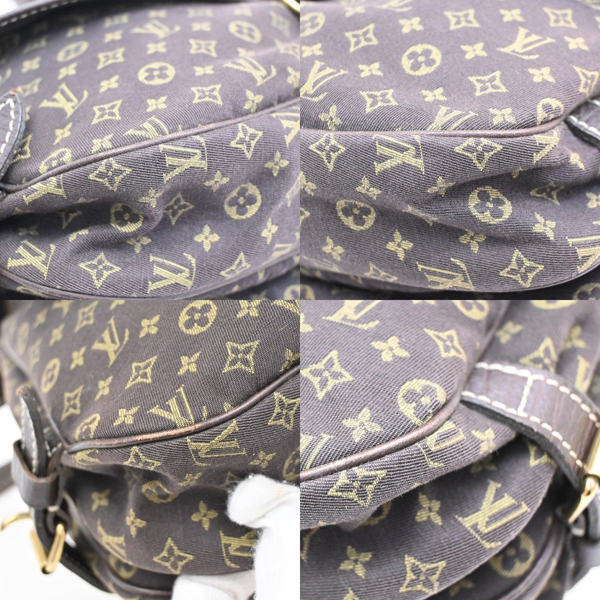 Louis Vuitton Louis Vuitton Saumur Handbag Mini Lin Size ONE SIZE - 9 Thumbnail