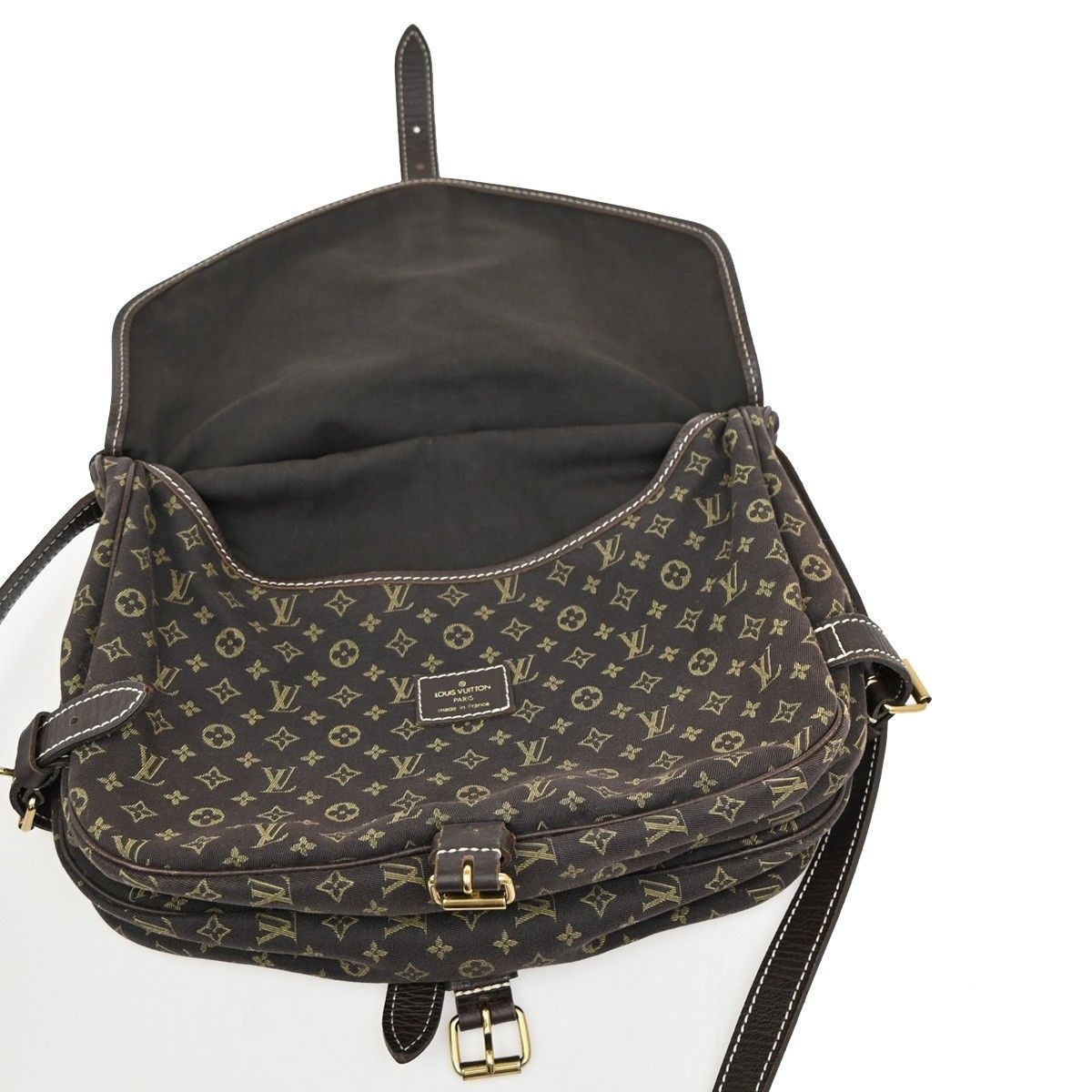 Louis Vuitton Louis Vuitton Saumur Handbag Mini Lin Size ONE SIZE - 12 Thumbnail