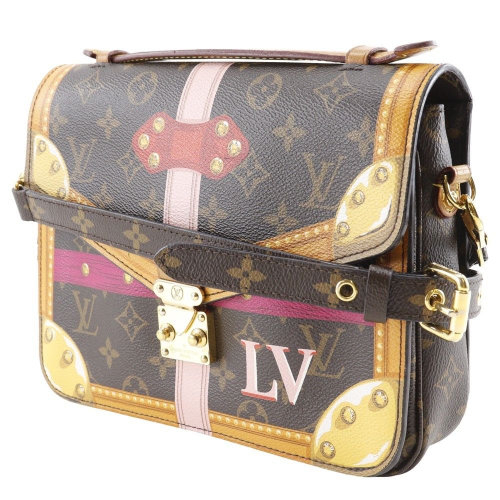 Louis Vuitton Louis Vuitton Pochette Metis Limited Edition Summer Trunks Monogram Canvas Size ONE SIZE - 3 Thumbnail