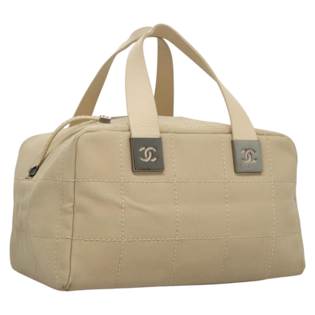 Chanel Chanel Chocolate Bar CC Bowler Bag Canvas Size ONE SIZE - 15 Thumbnail
