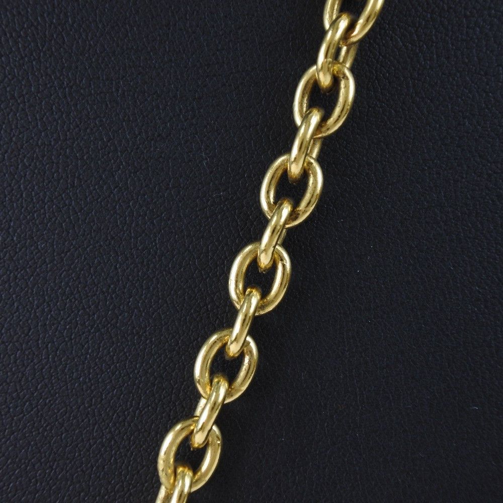 Chanel Chanel Vintage Quilted CC Pendant Necklace Metal Size ONE SIZE - 3 Thumbnail