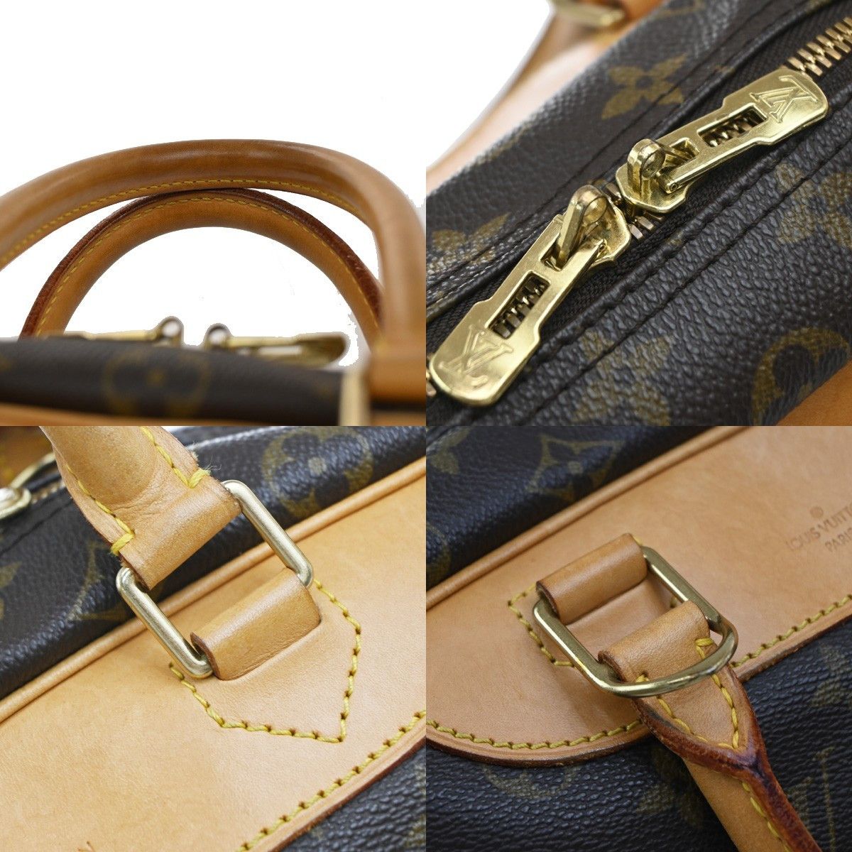 Louis Vuitton Louis Vuitton Deauville Handbag Monogram Canvas Size ONE SIZE - 10 Thumbnail