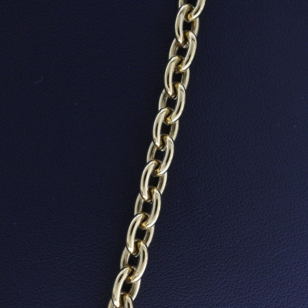 Chanel Chanel Vintage Quilted CC Pendant Necklace Metal Size ONE SIZE - 3 Thumbnail