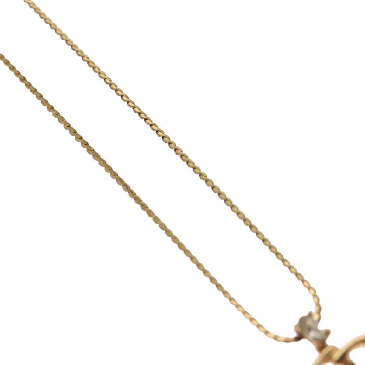 Dior Christian Dior CD Pendant Necklace Gold-plated Size ONE SIZE - 12 Thumbnail
