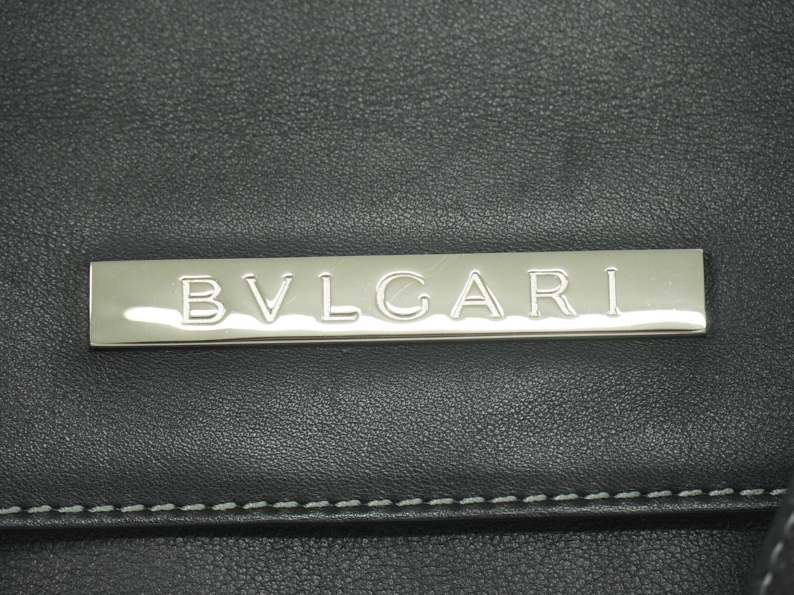 Bvlgari Bvlgari Embellished Logo Tote Bag Leather Size ONE SIZE - 9 Thumbnail