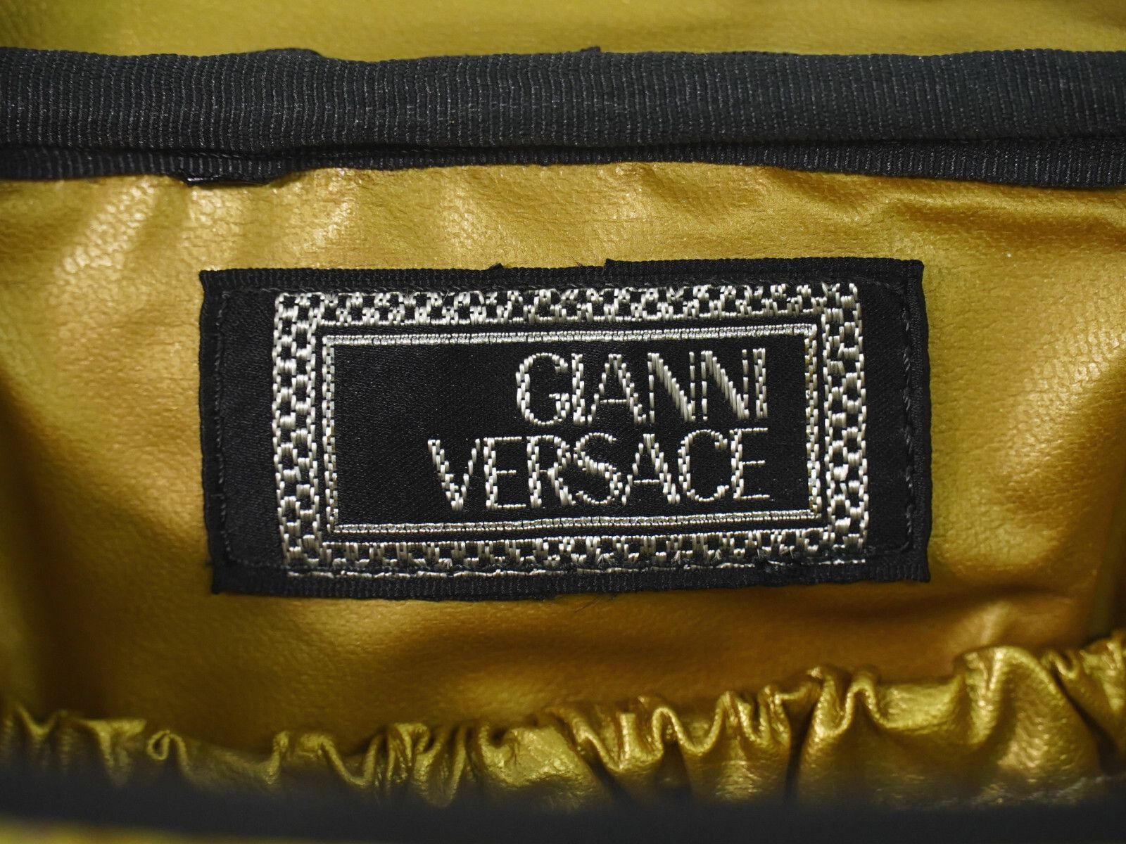 Versace Versace Vanity Hand Bag Canvas and Leather Size ONE SIZE - 4 Thumbnail