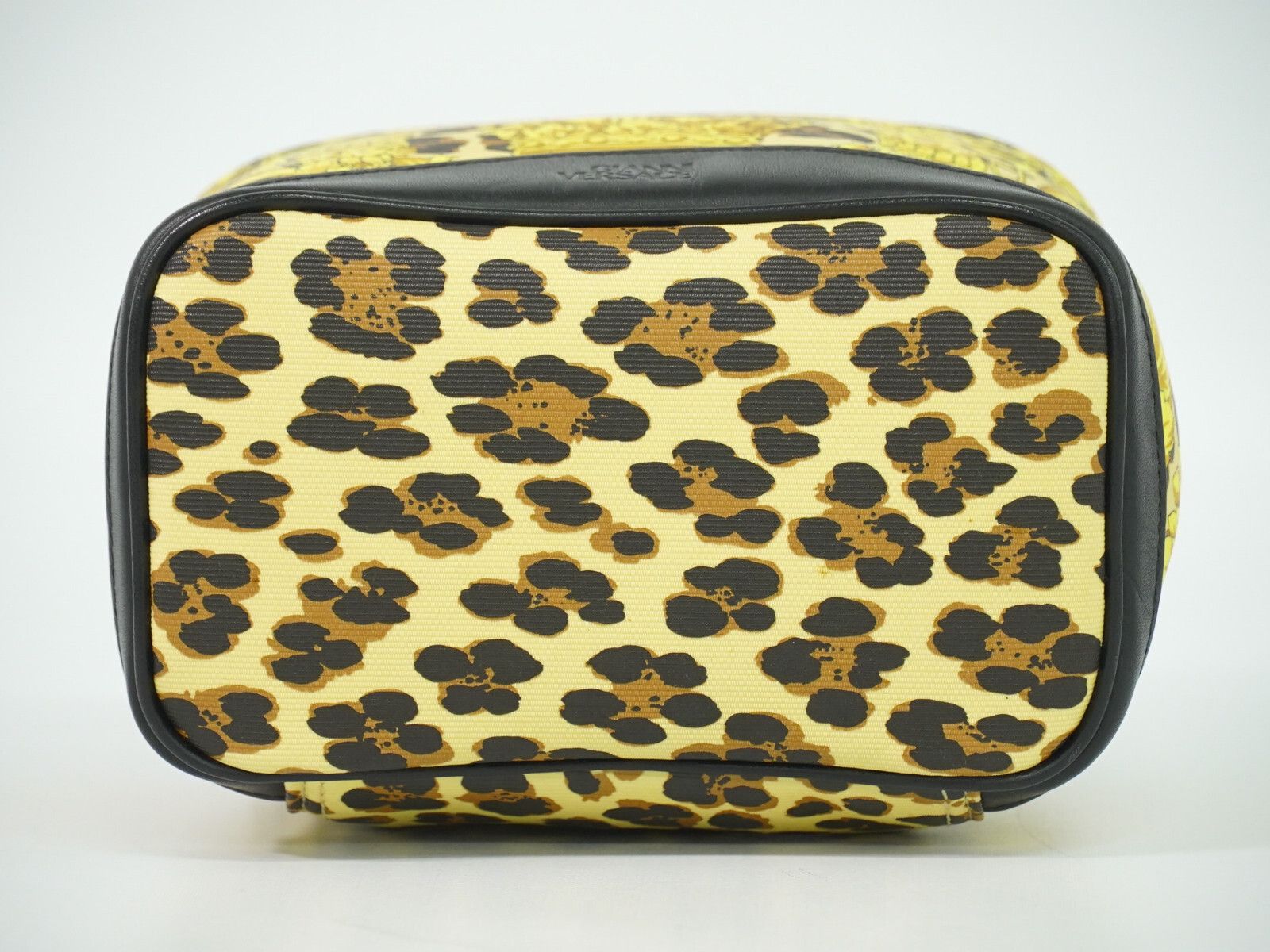 Versace Versace Vanity Hand Bag Canvas and Leather Size ONE SIZE - 7 Thumbnail
