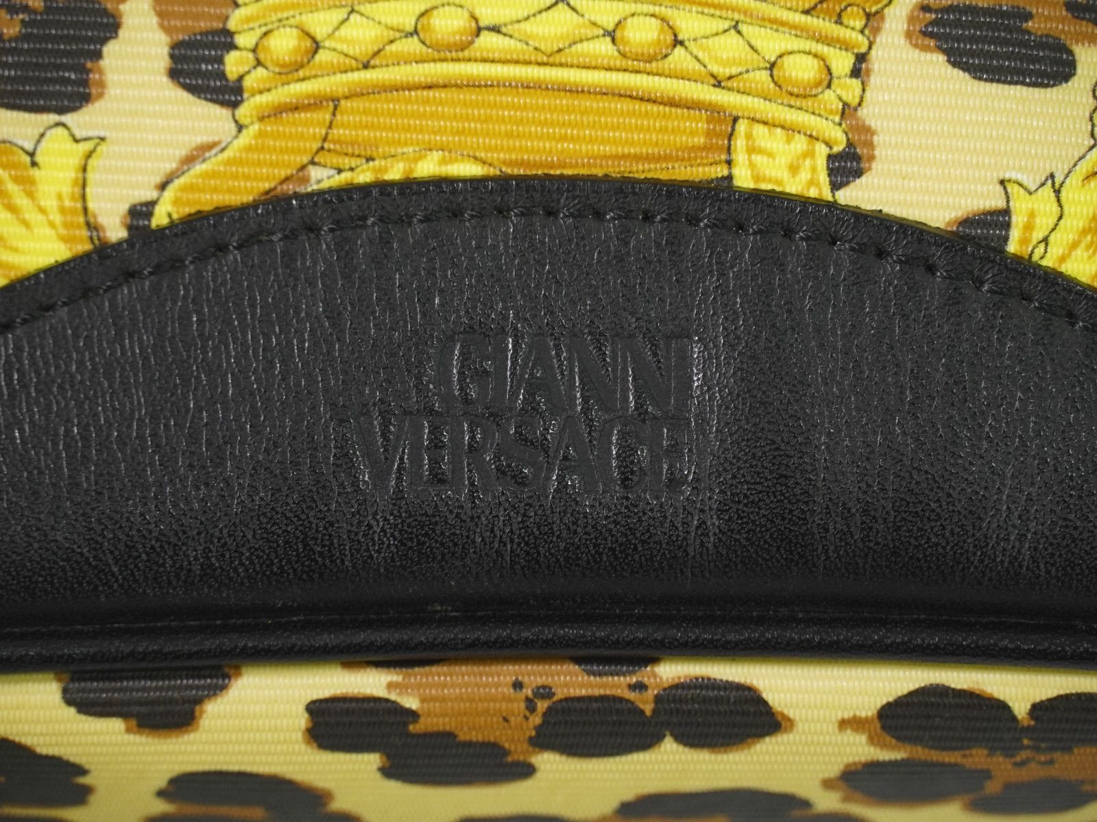 Versace Versace Vanity Hand Bag Canvas and Leather Size ONE SIZE - 5 Thumbnail