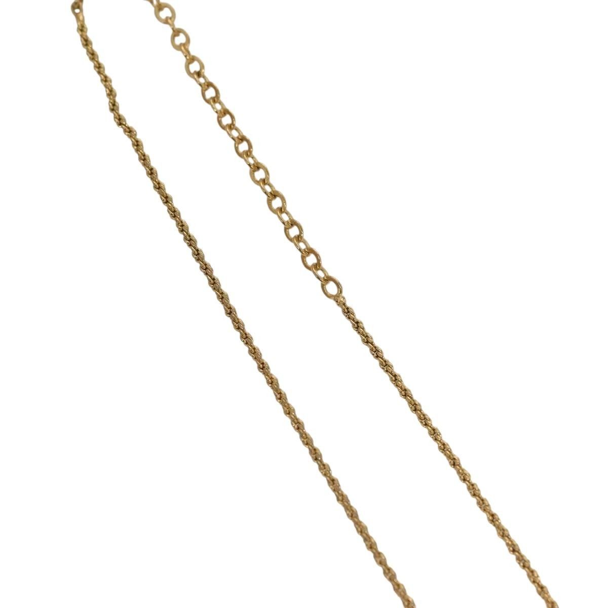 Dior Christian Dior CD Pendant Necklace Gold-plated Size ONE SIZE - 12 Thumbnail