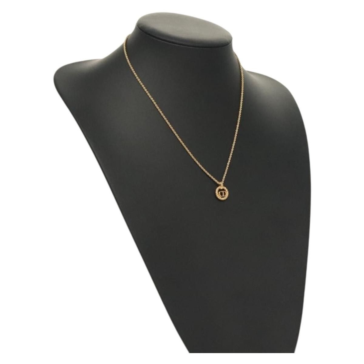 Dior Christian Dior CD Pendant Necklace Gold-plated Size ONE SIZE - 11 Thumbnail