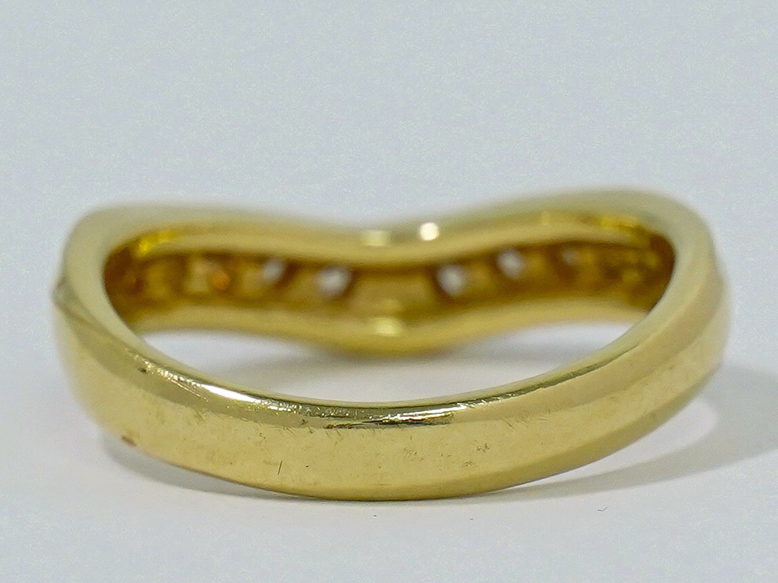 Celine Celine Macadam Logo Ring Yellow Gold with Diamonds Size ONE SIZE - 2 Thumbnail