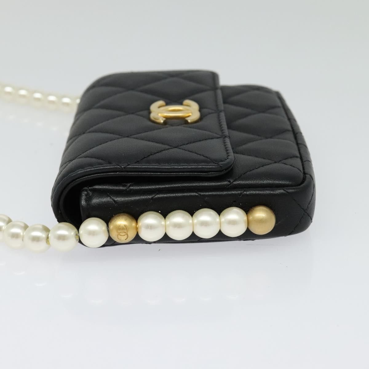 Chanel Chanel Pearl Strap CC Wallet on Chain Quilted Calfskin Size ONE SIZE - 3 Thumbnail