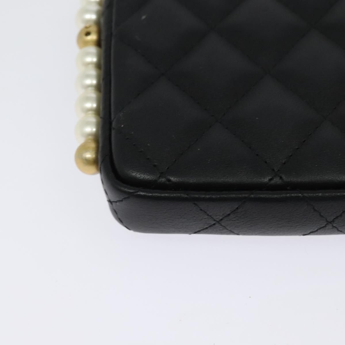 Chanel Chanel Pearl Strap CC Wallet on Chain Quilted Calfskin Size ONE SIZE - 12 Thumbnail