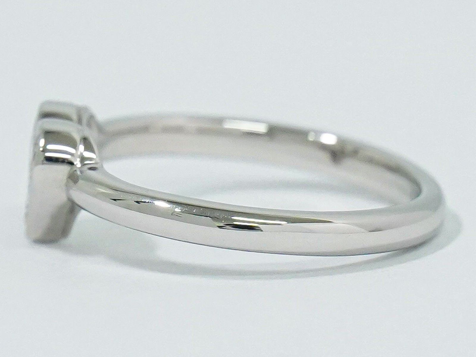 Tiffany & Co. Tiffany & Co. Sentimental Heart Charm Ring Platinum with Pave Diamonds Size ONE SIZE - 2 Thumbnail
