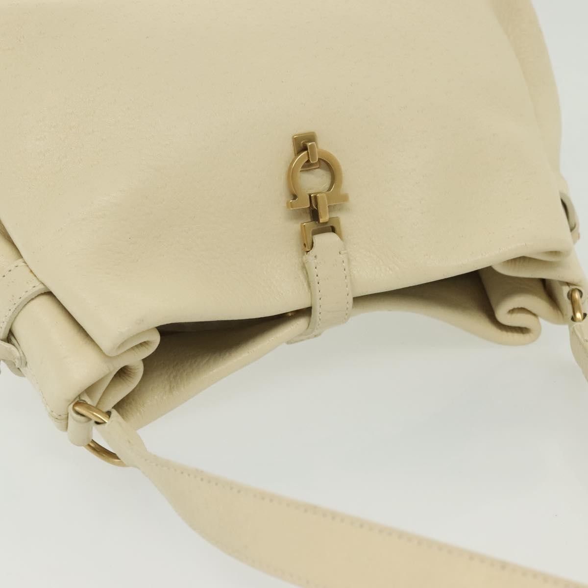 Salvatore Ferragamo Salvatore Ferragamo Gancini Shoulder Bag Leather Size ONE SIZE - 15 Thumbnail