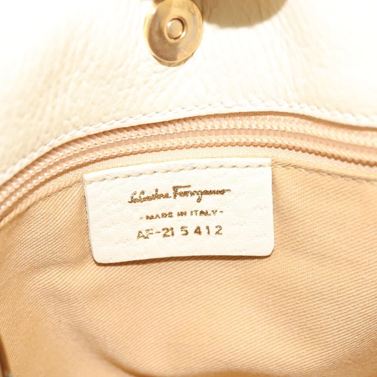Salvatore Ferragamo Salvatore Ferragamo Gancini Shoulder Bag Leather Size ONE SIZE - 6 Thumbnail