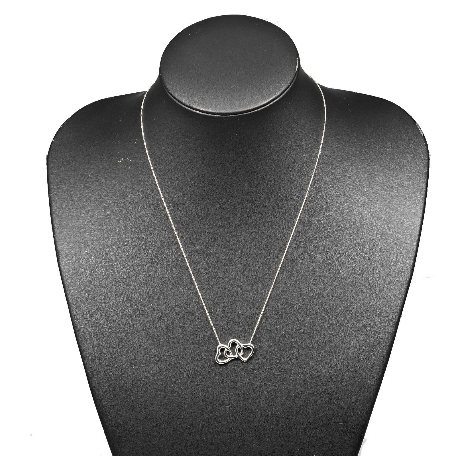 Tiffany & Co. Tiffany & Co. Triple Heart Pendant Necklace Sterling Silver Size ONE SIZE - 7 Thumbnail