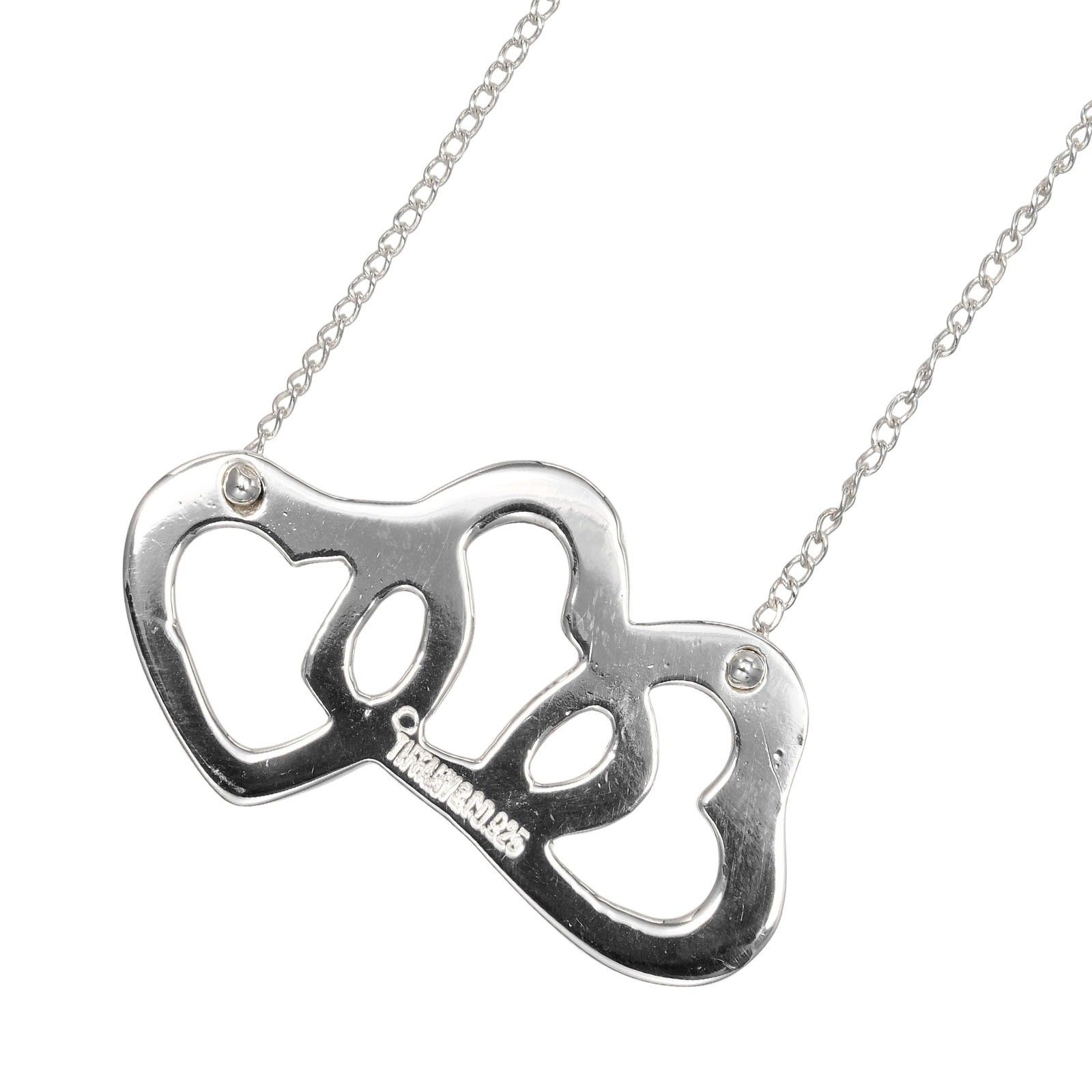 Tiffany & Co. Tiffany & Co. Triple Heart Pendant Necklace Sterling Silver Size ONE SIZE - 2 Thumbnail
