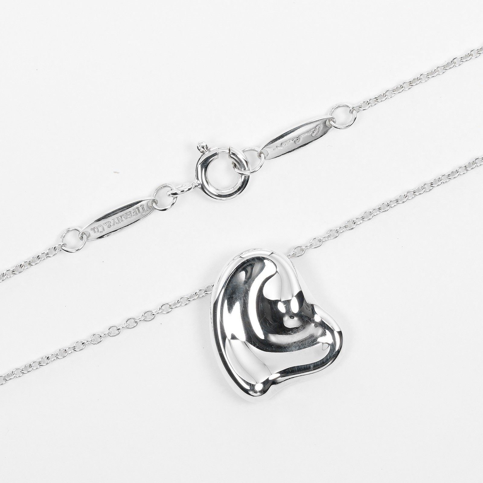 Tiffany & Co. Tiffany & Co. Elsa Peretti Full Heart Necklace Silver 925 Size ONE SIZE - 5 Thumbnail