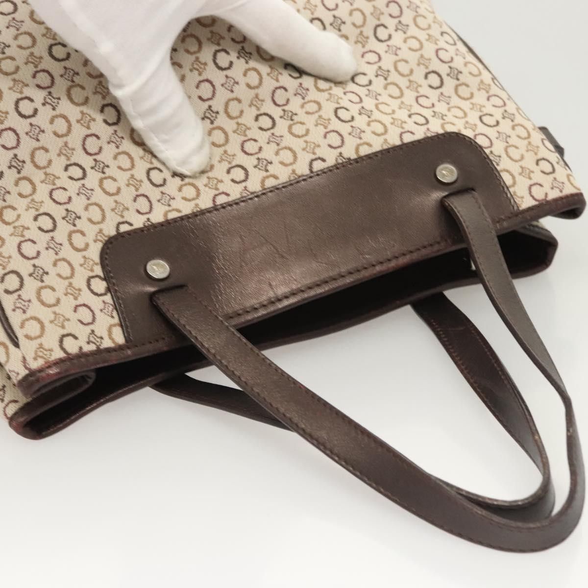 Celine Celine Vintage Macadam Handbag Canvas Size ONE SIZE - 6 Thumbnail