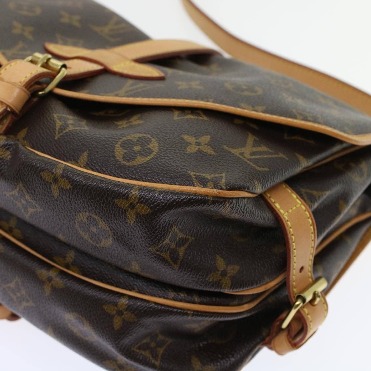 Louis Vuitton Louis Vuitton Saumur Handbag Monogram Canvas Size ONE SIZE - 8 Thumbnail