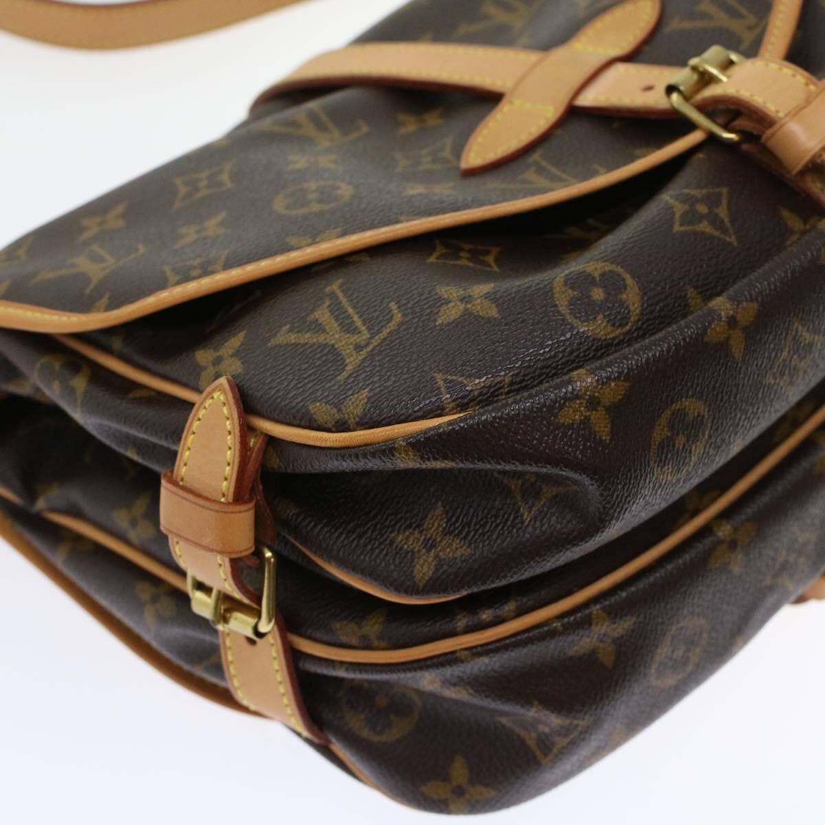 Louis Vuitton Louis Vuitton Saumur Handbag Monogram Canvas Size ONE SIZE - 9 Thumbnail