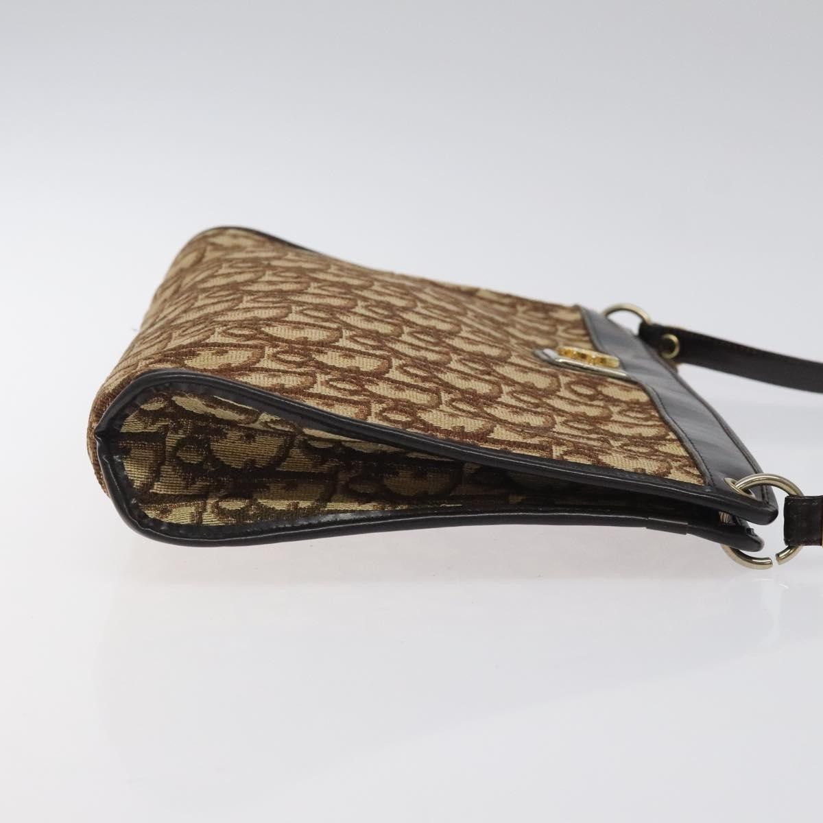 Dior Christian Dior Vintage Trotter Shoulder Bag Canvas Size ONE SIZE - 3 Thumbnail