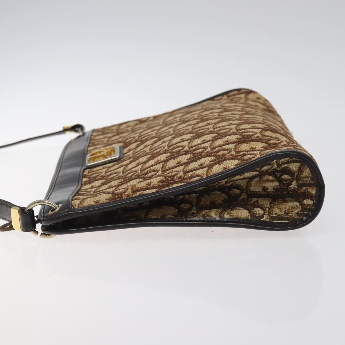 Dior Christian Dior Vintage Trotter Shoulder Bag Canvas Size ONE SIZE - 4 Thumbnail