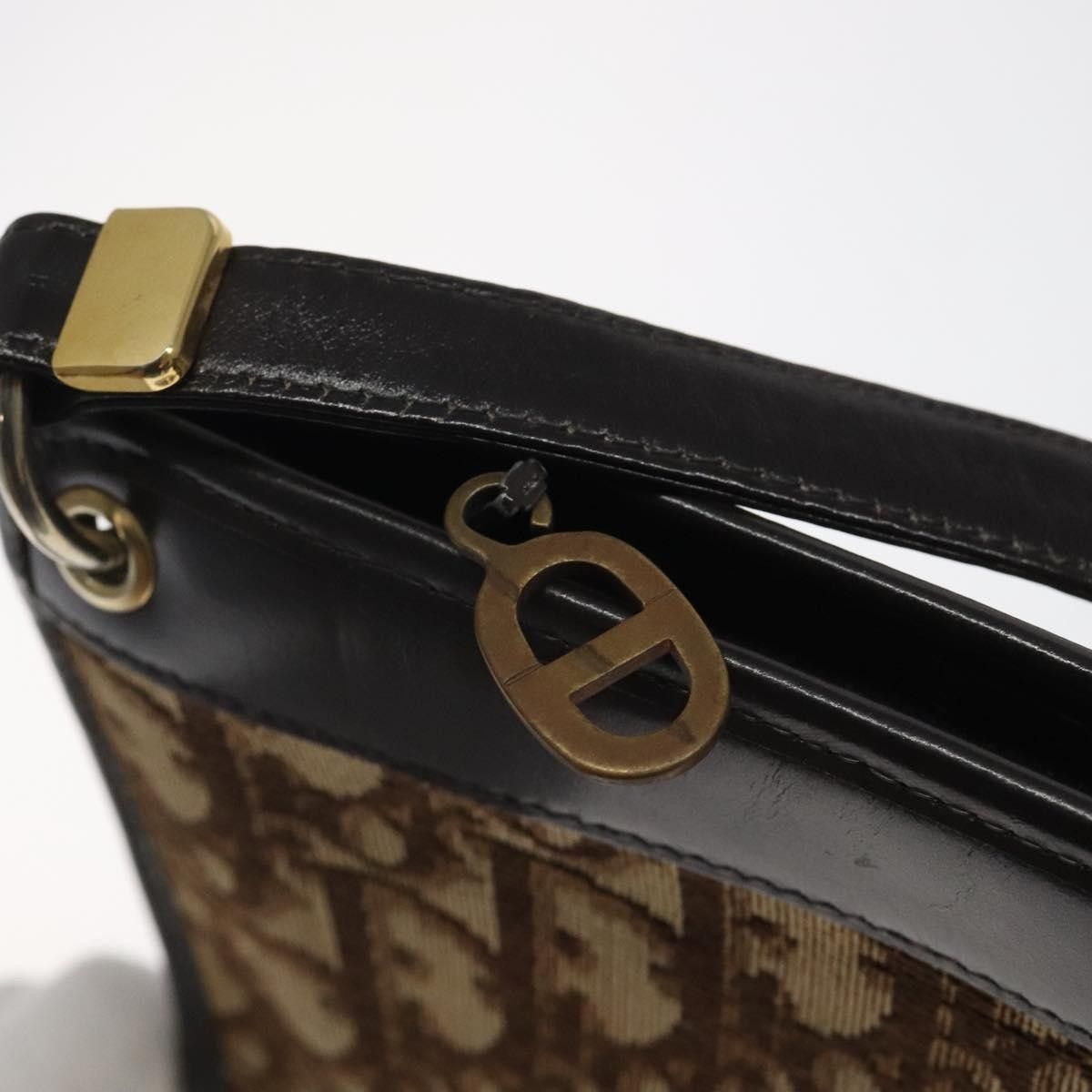 Dior Christian Dior Vintage Trotter Shoulder Bag Canvas Size ONE SIZE - 17 Thumbnail