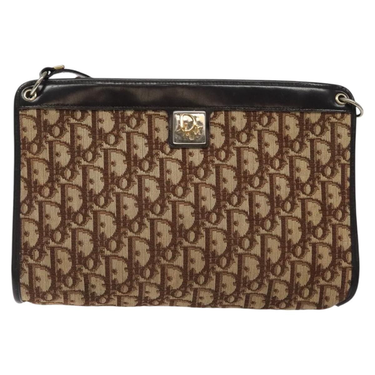 Dior Christian Dior Vintage Trotter Shoulder Bag Canvas Size ONE SIZE - 18 Thumbnail